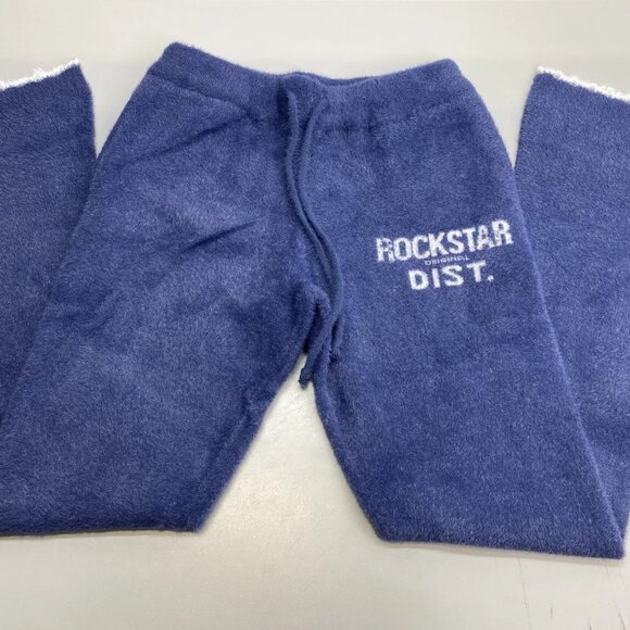 Rockstar Original Mohair Knit “Lake Navy” Track Set – Size S (NWT) - Picture 10 of 16